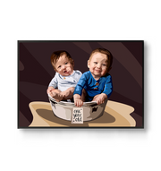 Custom Family Portrait, Digital Print by LRN GRAPHICS