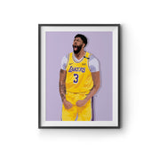 Anthony Davis Art Print by LRN GRAPHICS