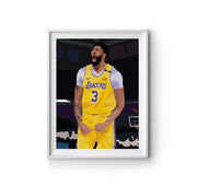 Anthony Davis Art Print by LRN GRAPHICS