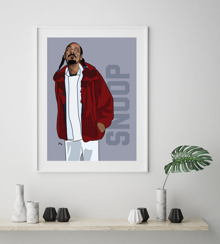 Snoop Dogg Wall Art Print by LRN GRAPHICS