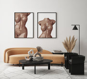 Body 1D Art Print by LRN GRAPHICS