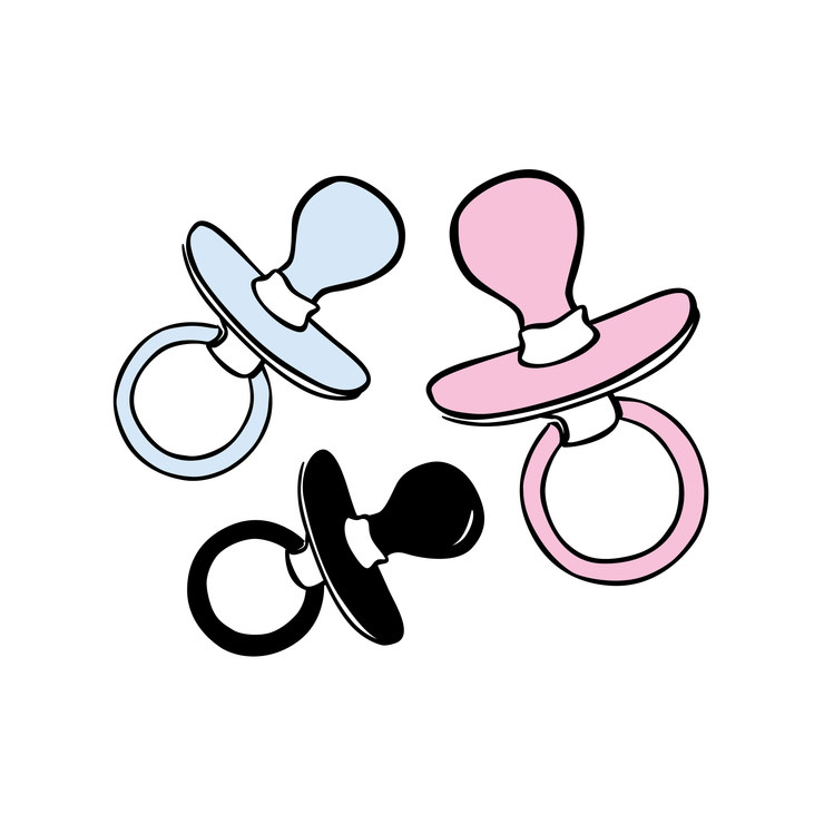 Dummy SVG / Pacifier SVG / Dummy Instagram Highlight / Baby SVG / Kids Highlight / Baby Dummy / Baby Dummy Dxf / Babies