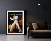 Elvis Presley Art Print by LRN GRAPHICS