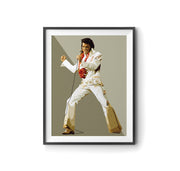 Elvis Presley Art Print by LRN GRAPHICS