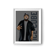 Ice Cube Art Print by LRN GRAPHICS