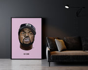 Ice Cube Headshot Art Print by LRN GRAPHICS