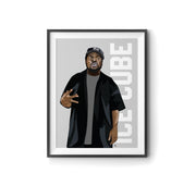 Ice Cube Art Print by LRN GRAPHICS