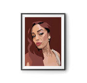 Jorja Smith Art Portrait by LRN GRAPHICS