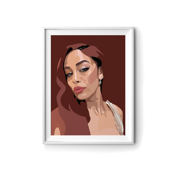 Jorja Smith Art Portrait by LRN GRAPHICS