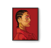 Jorja Smith Art Portrait by LRN GRAPHICS