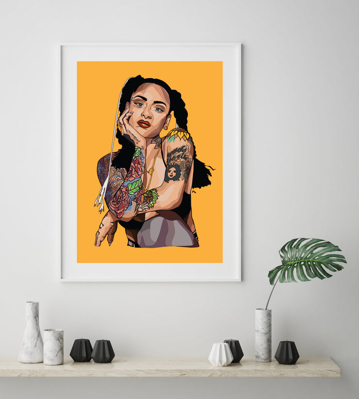 Kehlani Art Print by LRN GRAPHICS