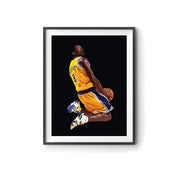 KOBE Bryant 8 Lakers Poster by LRN GRAPHICS