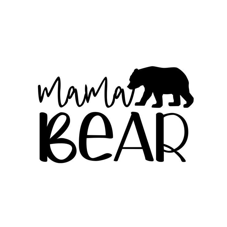 Mothers Day SVG | Mother Bear SVG PNG Mama Bear Png Dxf Cut File Happy Mothers Day Mom Day Cricut Digital Download