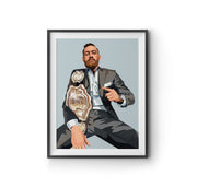 Conor Mcgregor Wall Art Print by LRN GRAPHICS