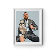 Conor Mcgregor Wall Art Print by LRN GRAPHICS