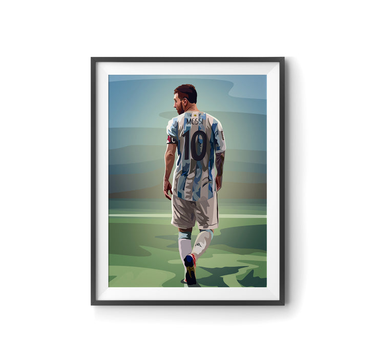 Leo Messi Poster by LRN GRAPHICS