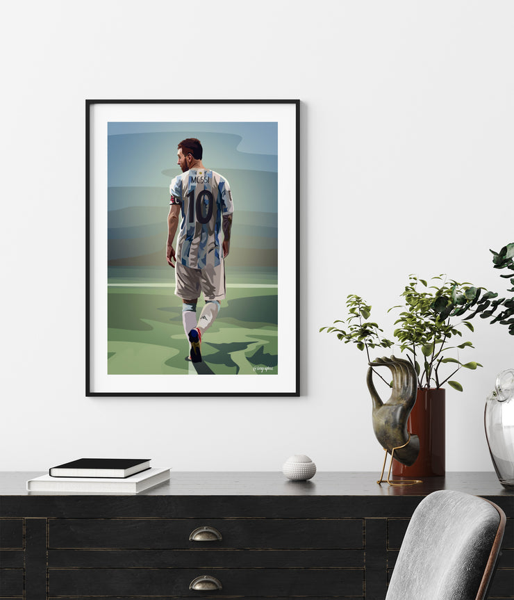 Leo Messi Poster by LRN GRAPHICS