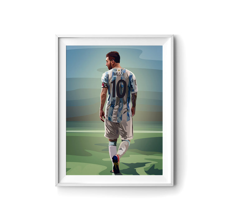 Leo Messi Poster by LRN GRAPHICS