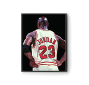 Michael Jordan 23 Poster by LRN GRAPHICS