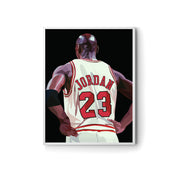 Michael Jordan 23 Poster by LRN GRAPHICS