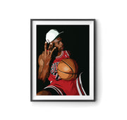 Michael Jordan Bulls Poster by LRN GRAPHICS