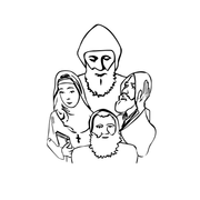 Maronite Saints SVG PNG Saint St Charbel St Maroun St Rafqa Nimattullah Lebanese Saints Lebanon Cut file Digital Download Silhouette Cricut