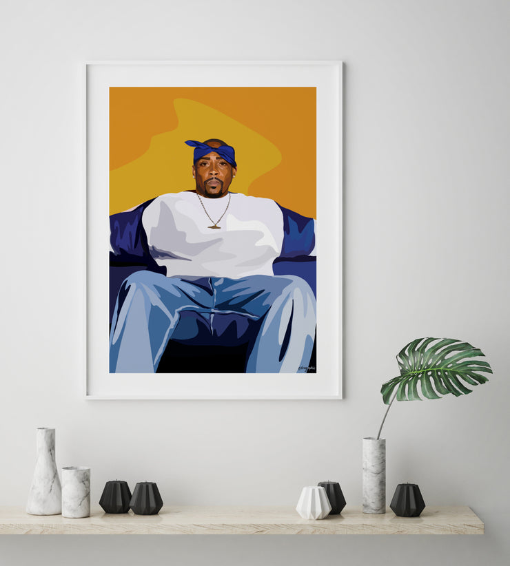 Nate Dogg Art Print by LRN GRAPHICS