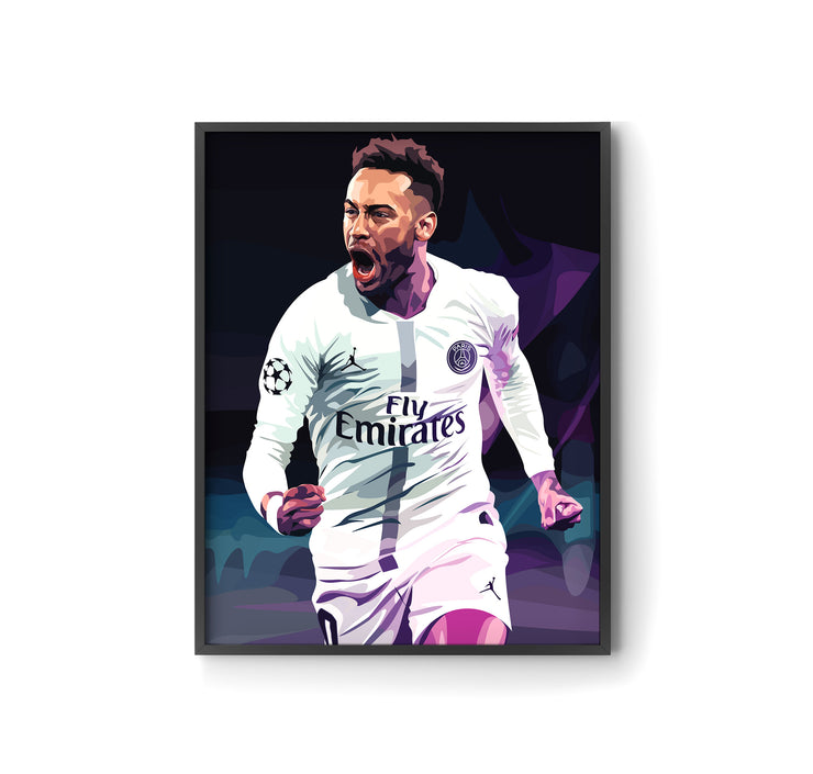 NEYMAR JR Poster by LRN GRAPHICS