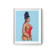 Nicki Minaj Art Poster by LRN GRAPHICS