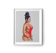 Nicki Minaj Art Poster by LRN GRAPHICS