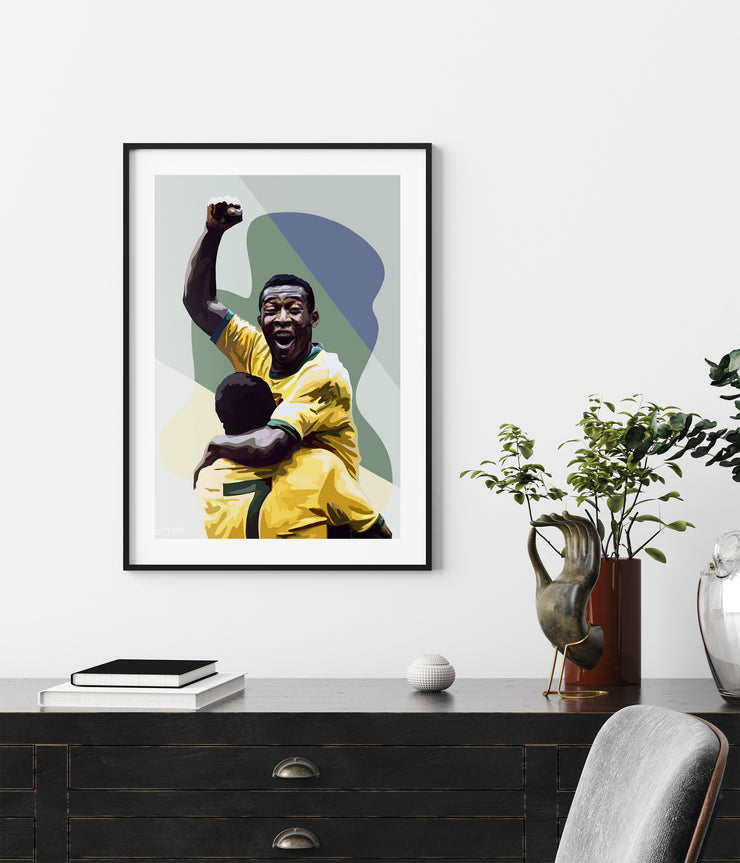 PELE Art Poster by LRN GRAPHICS