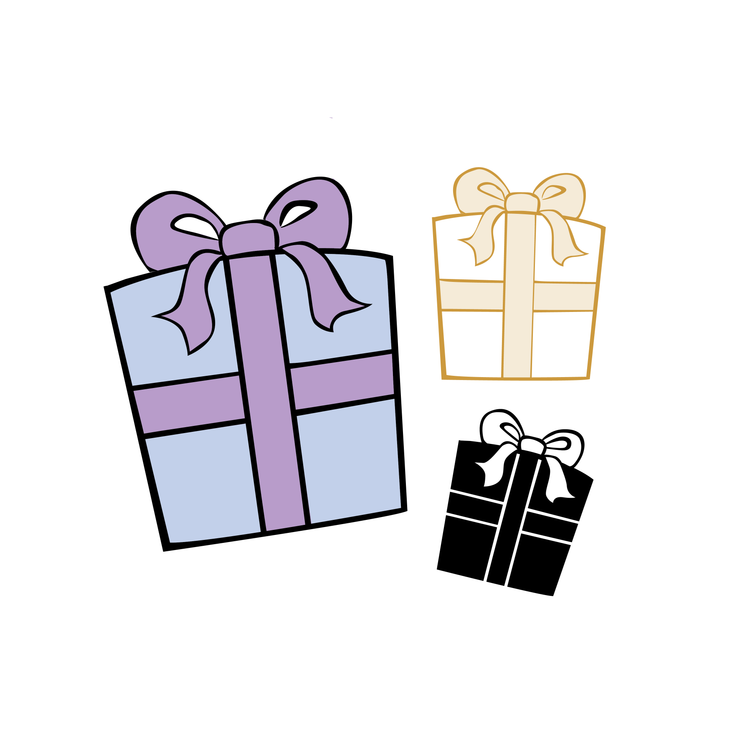 Present SVG / Birthday SVG / Gift SVG / Gift Wrapping / Presents / Digital Download / Birthday Highlight / Surprise / Christmas / Easter /