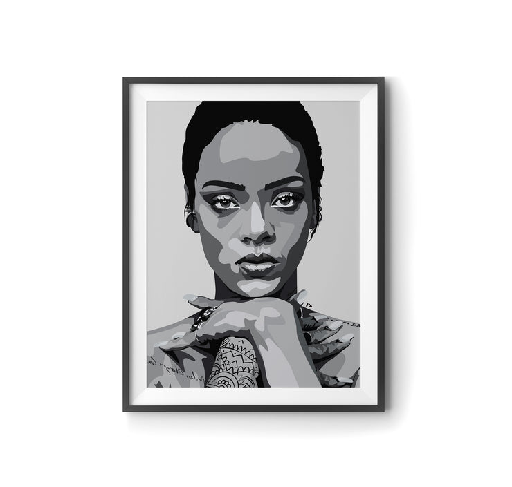 Rihanna Fenty Art Print by LRN GRAPHICS