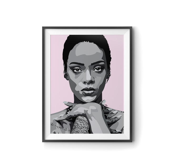 Rihanna Fenty Art Print by LRN GRAPHICS