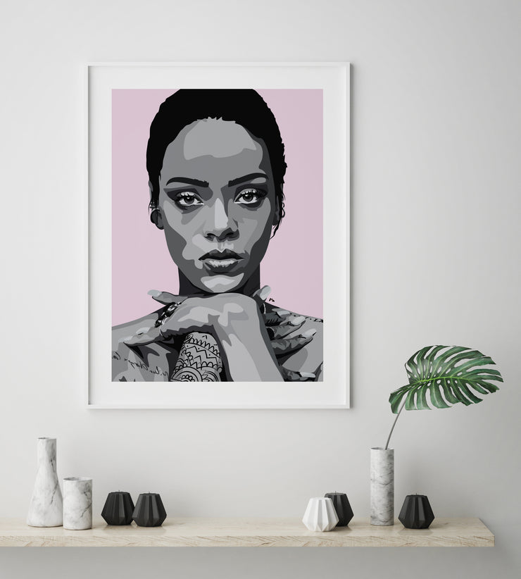 Rihanna Fenty Art Print by LRN GRAPHICS