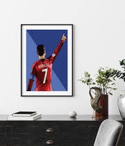 Cristiano Ronaldo Art Print by LRN GRAPHICS