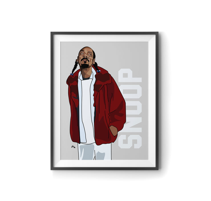 Snoop Dogg Wall Art Print by LRN GRAPHICS