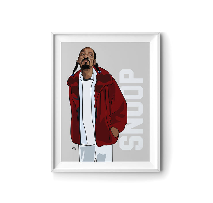 Snoop Dogg Wall Art Print by LRN GRAPHICS