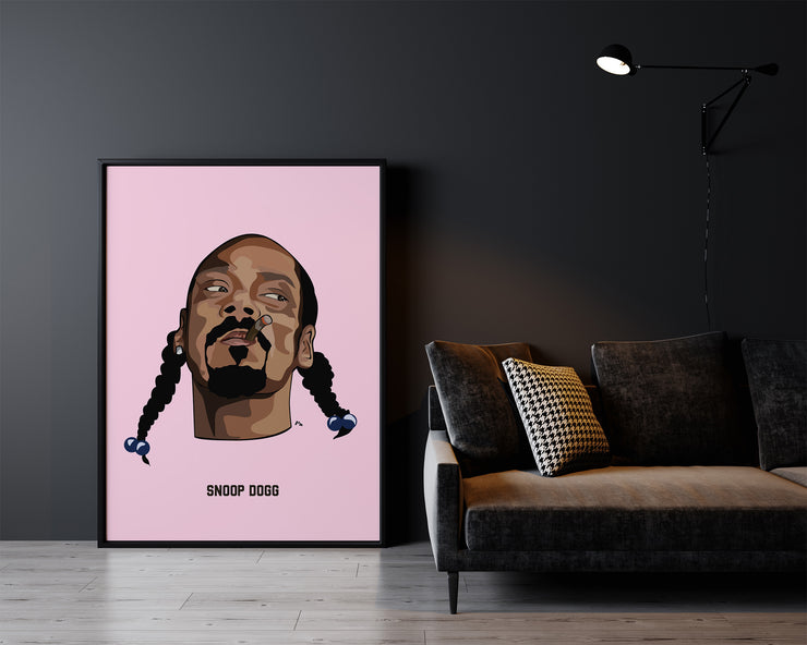 Snoop Dogg Headshot Art Print by LRN GRAPHICS