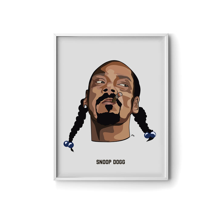 Snoop Dogg Headshot Art Print by LRN GRAPHICS