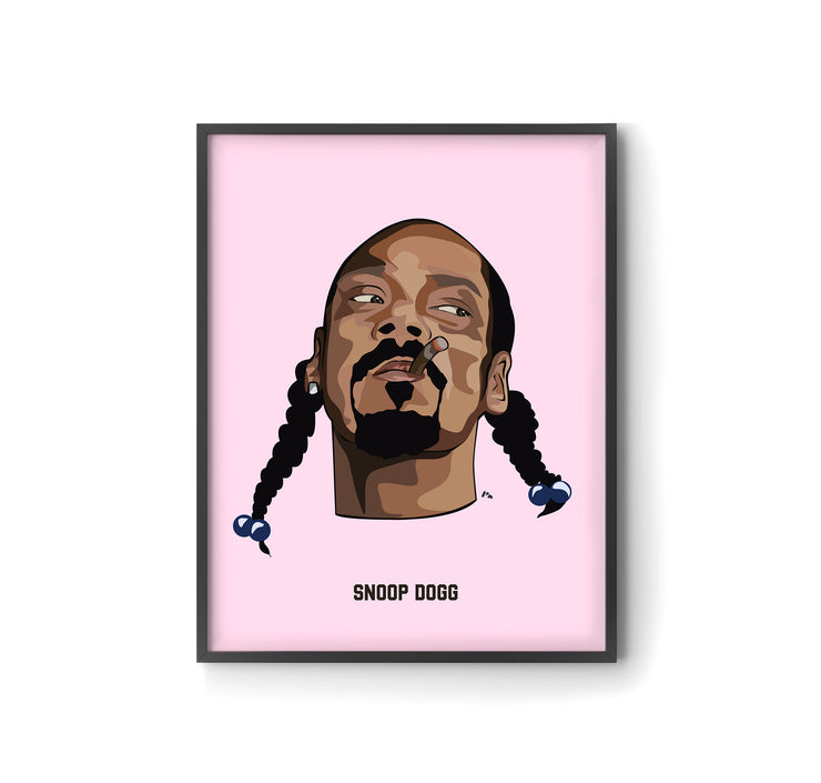 Snoop Dogg Headshot Art Print by LRN GRAPHICS