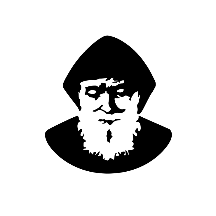 St Charbel SVG Marcharbel SVG PNG Saint Charbel Cut file Instant download Circut Lebanese Saints Maronite Saints Lebanon Silhouette Stencil