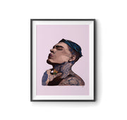 Stephen James Art Print by LRN GRAPHICS