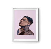 Stephen James Art Print by LRN GRAPHICS