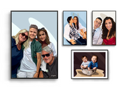 Custom Family Portrait, Digital Print by LRN GRAPHICS