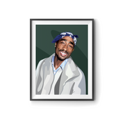 Tupac Art Print by LRN GRAPHICS