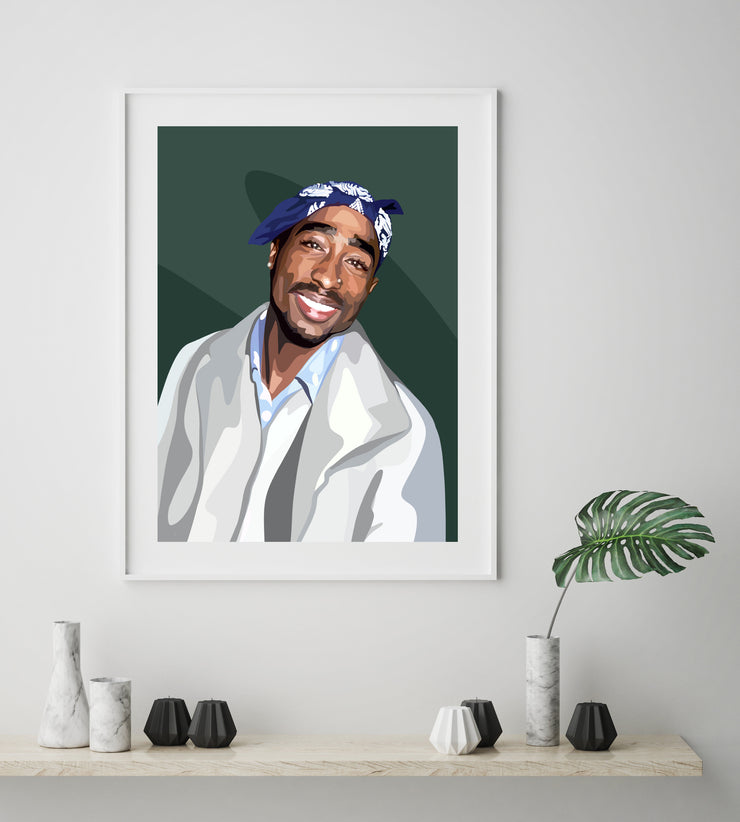 Tupac Art Print by LRN GRAPHICS