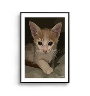 Custom Pet Portrait, Digital Print by LRN GRAPHICS