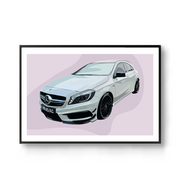 Custom Car Portrait, Digital Print by LRN GRAPHICS